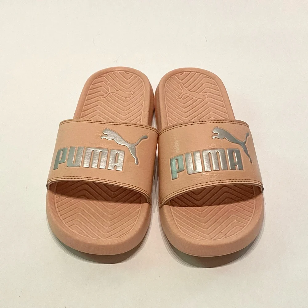Pink Puma Slides - Picture 1 of 3